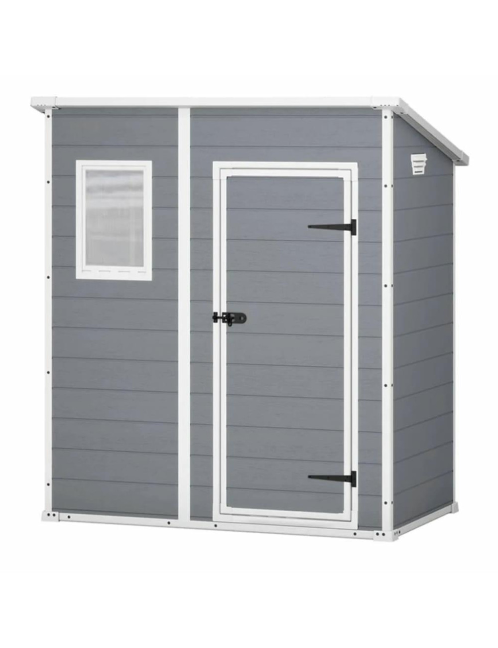 KETER DOMEK OGRODOWY MANOR 6x4 SZARO BIAŁY 183,5 x 111 x 200,5cm