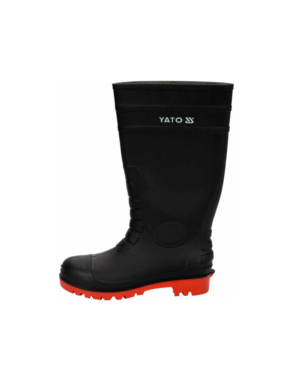 YATO BUTY KALOSZ BEZPIECZNE Z PODNOSKIEM METALOWYM I STALOWĄ WKŁADKĄ ANTYPRZEBICIOWĄ ROZM. 40