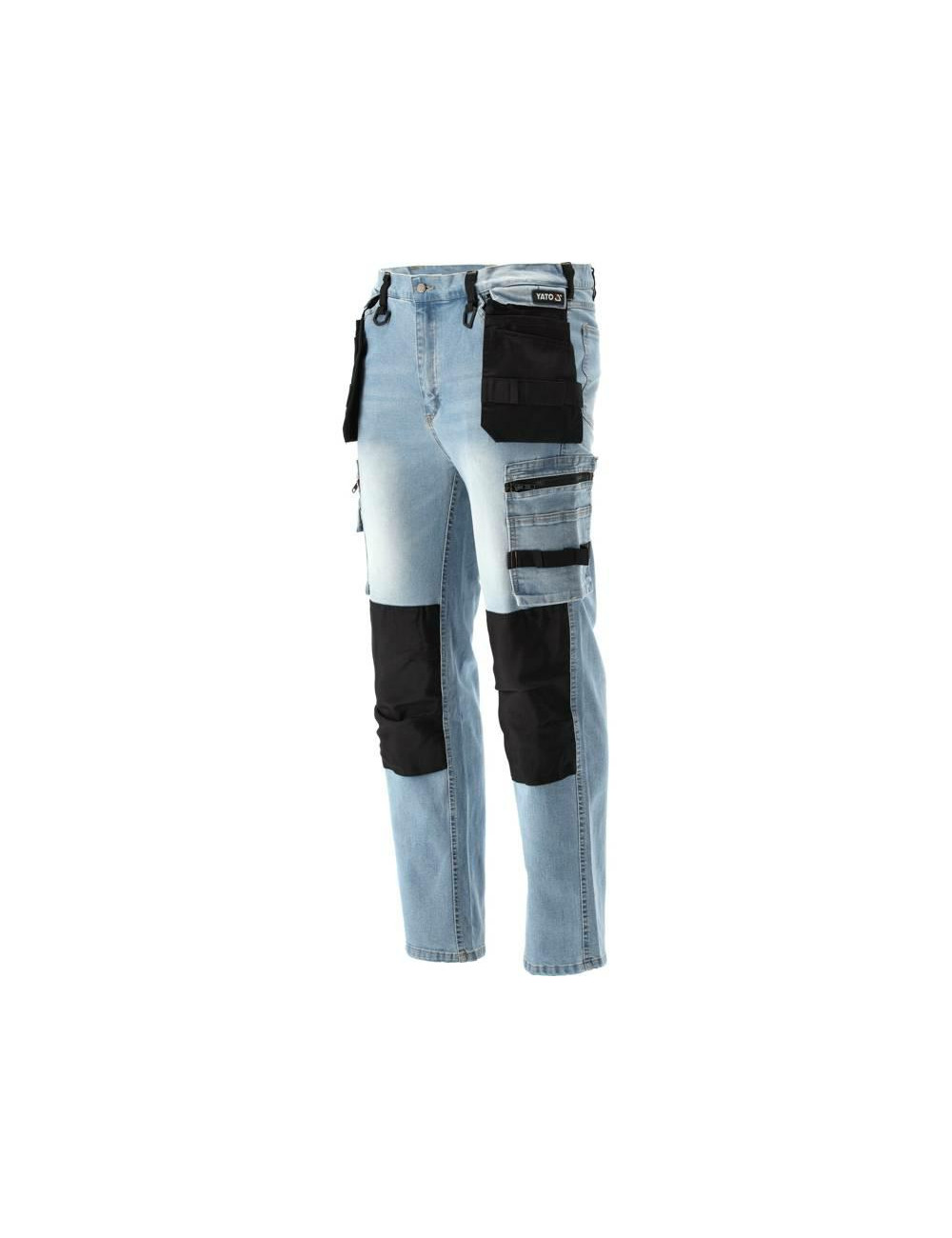 YATO SPODNIE ROBOCZE JEANSOWE MONTERSKIE ROZM. S