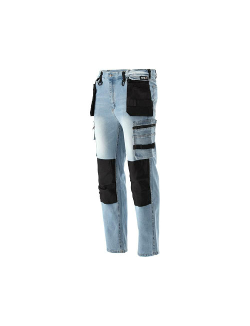 YATO SPODNIE ROBOCZE JEANSOWE MONTERSKIE ROZM. L XL