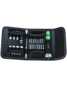 WERA ZESTAW NASADEK + BITY + GRZECHOTKA 26 elem. 1/4"