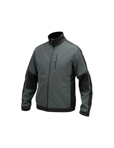 YATO KURTKA SOFTSHELL CZARNA-C. SZARA ROZM. S