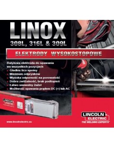 LINCOLN ELEKTRODA LINOX 309L 4,0 x 450 mm  3,20kg
