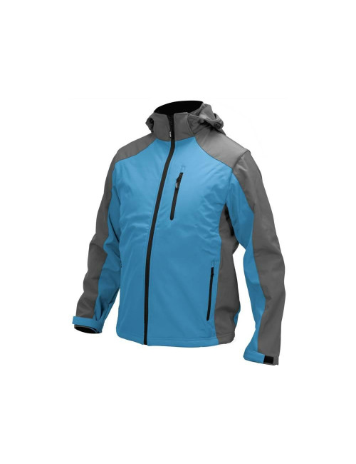 YATO KURTKA SOFTSHELL Z KAPTUREM NIEBIESKA ROZM. XL