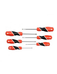 YATO WKRĘTAKI KOMPLET 6 elem. PŁASKIE / KRZYŻOWE S2 58 HRC