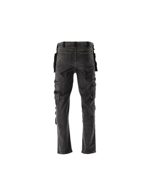 YATO SPODNIE ROBOCZE STRETCH JEANS STEEL GREY ROZM. S