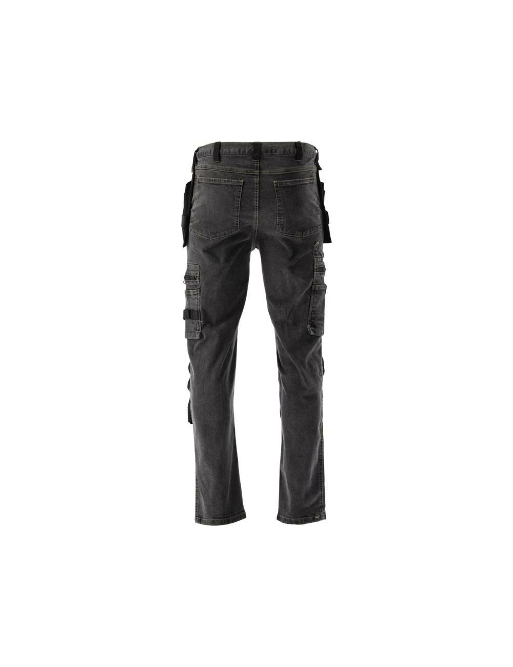 YATO SPODNIE ROBOCZE STRETCH JEANS STEEL GREY ROZM. M