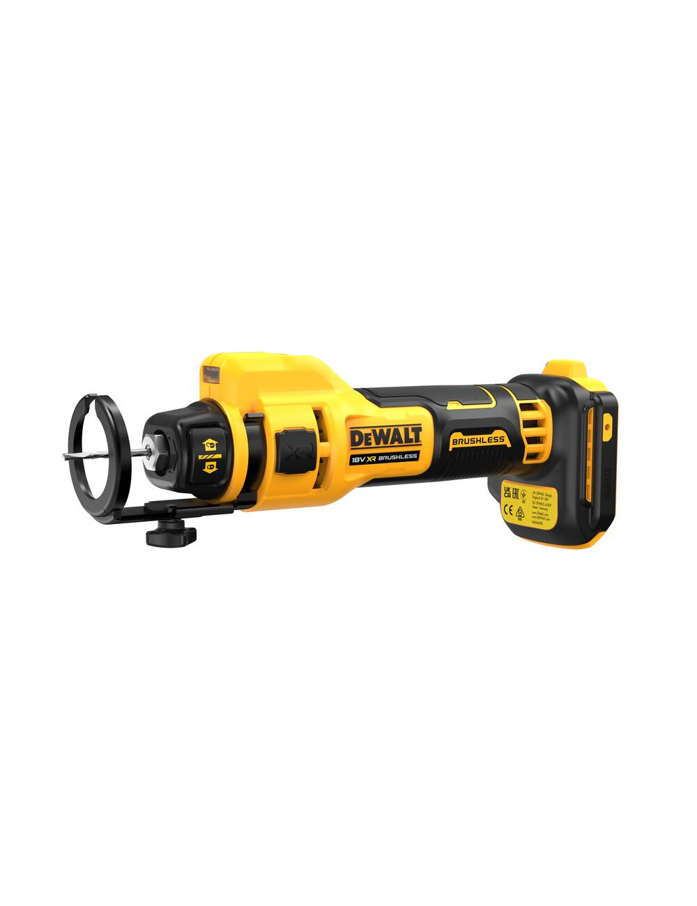 DEWALT FREZARKA WYCINAJACA DO G-K 18V DCE555N