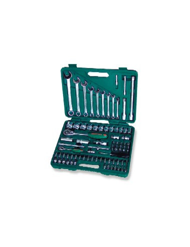 JONNESWAY ZESTAW KLUCZY 82 elem. (1/4"-1/2") S04H52482S