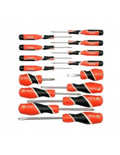 YATO WKRĘTAKI KOMPLET 15szt. PŁASKIE / KRZYŻOWE / TORX, S2 58 HRC 25981