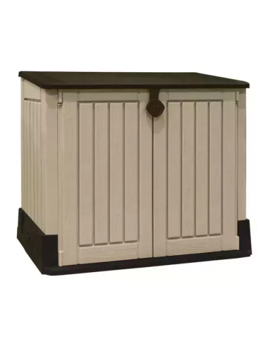 KETER SKRZYNIA OGRODOWA BALKONOWA MIDI BEŻOWO-BRĄZOWA 132x71,5x113,5cm