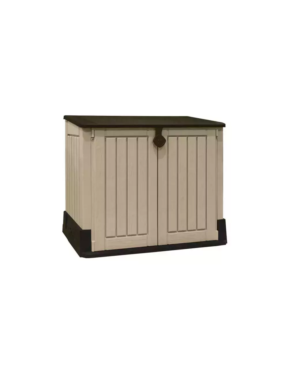 KETER SKRZYNIA OGRODOWA BALKONOWA MIDI BEŻOWO-BRĄZOWA 132x71,5x113,5cm