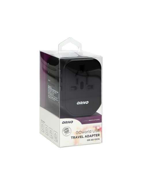 ORNO TRAVEL ADAPTER GOWORLD USB 5V 2,4A USA UK EURO AUS