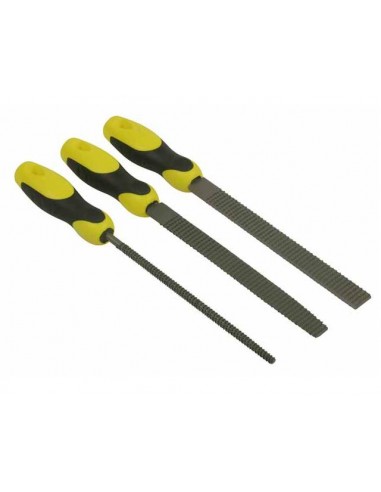 STANLEY TARNIKI ZDZIERAKI 200mm KOMPLET 3szt. (PŁASKI, PÓŁOKRĄGŁY, OKRĄGŁY)