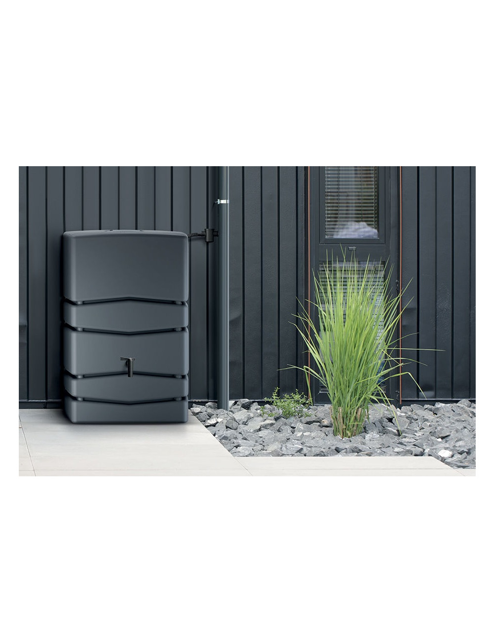 PROSPERPLAST POJEMNIK NA DESZCZÓWKĘ AQUA TOWER 450L ANTRACYT