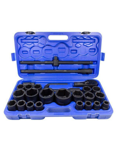 FORSAGE ZESTAW KLUCZY UDAROWYCH 26el. 3/4" - 1" 6KĄT.