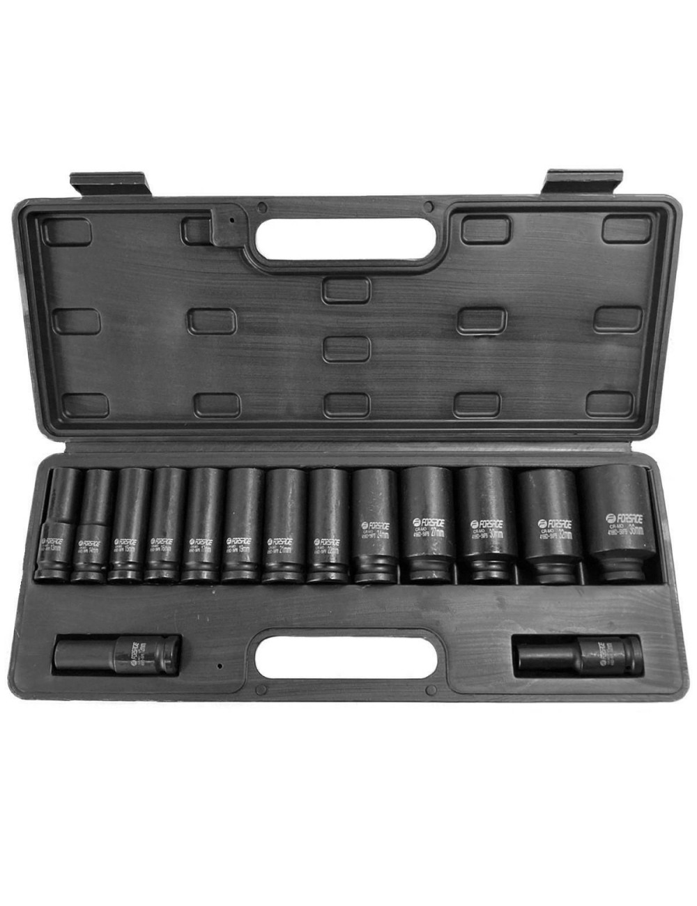 FORSAGE NASADKI UDAROWE DŁUGIE 15szt.1/2" 10-36mm