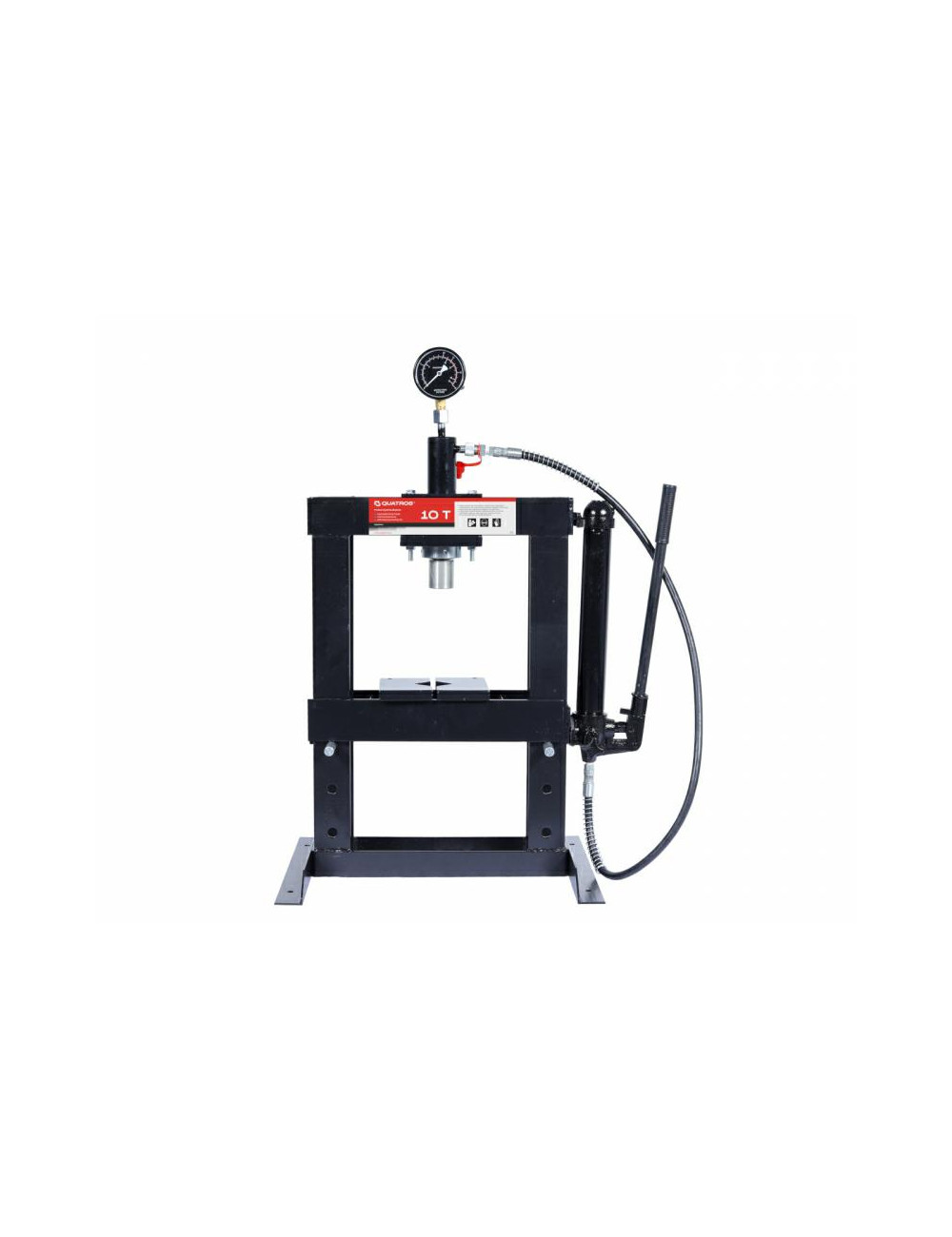 QUATROS PRASA HYDRAULICZNA Z MANOMETREM 10T