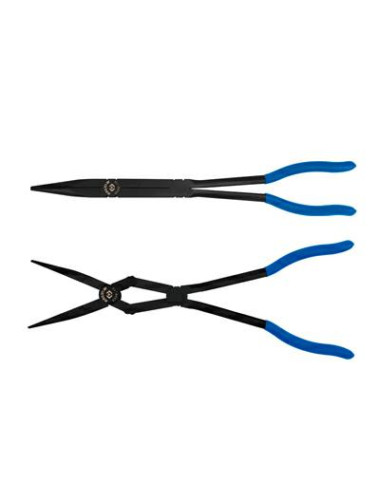 KING TONY SZCZYPCE WYDŁUŻONE PROSTE 340mm Z PODWÓJNYM PRZEGUBEM