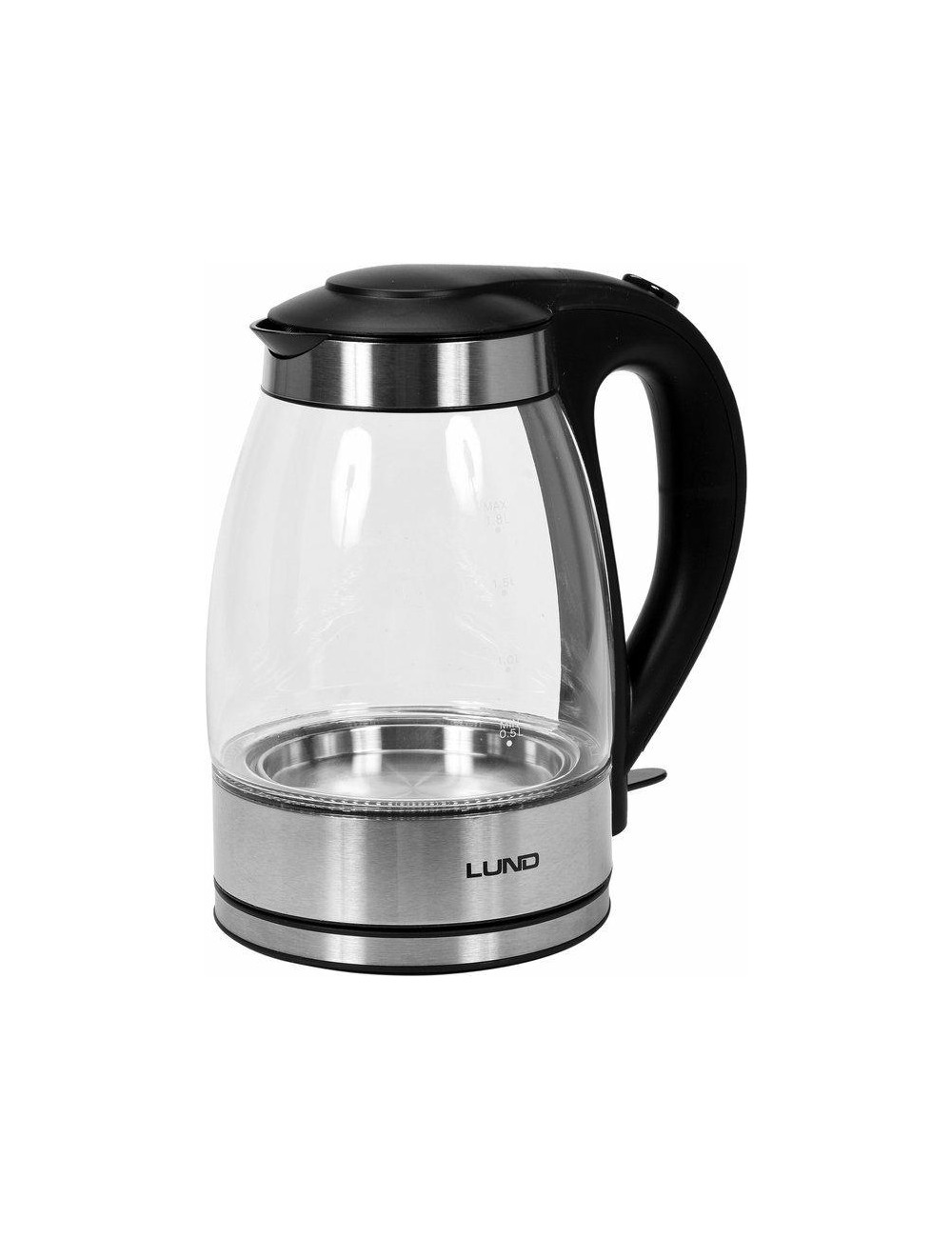LUND CZAJNIK ELEKTRYCZNY SZKLANY LED 1,8L