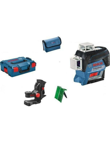 BOSCH LASER LINIOWY 3-PŁASZCZYZNOWY GLL 3-80 CG SOLO +BM 1 +L-BOXX