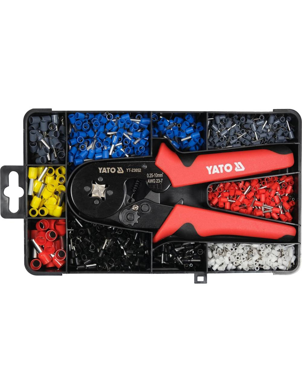 YATO SZCZYPCE DO ZACISKANIA KONEKTORÓW TULEJKOWYCH