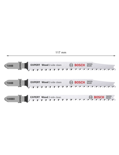BOSCH BRZESZCZOT T ZESTAW 2-SIDE CW 3szt. EXPERT