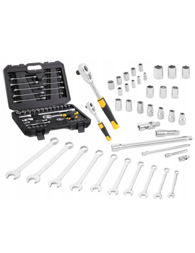 STANLEY ZESTAW Z GRZECHOTKAMI 1/4" 1/2"I AKCESORIA 41SZT.