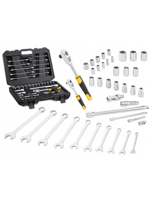 STANLEY ZESTAW Z GRZECHOTKAMI 1/4" 1/2"I AKCESORIA 41SZT.