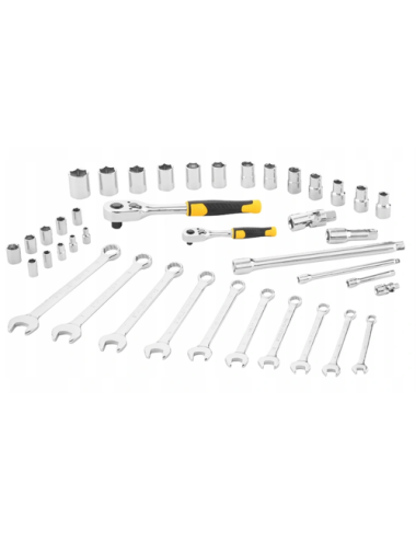 STANLEY ZESTAW Z GRZECHOTKAMI 1/4" 1/2"I AKCESORIA 41SZT.