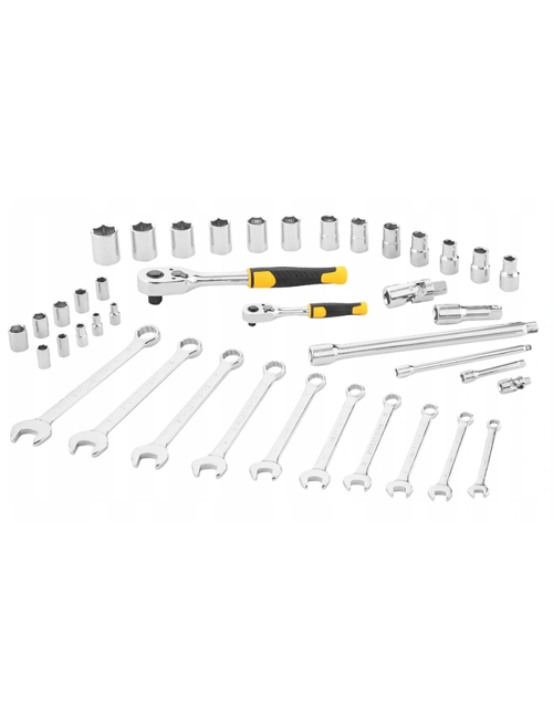 STANLEY ZESTAW Z GRZECHOTKAMI 1/4" 1/2"I AKCESORIA 41SZT.