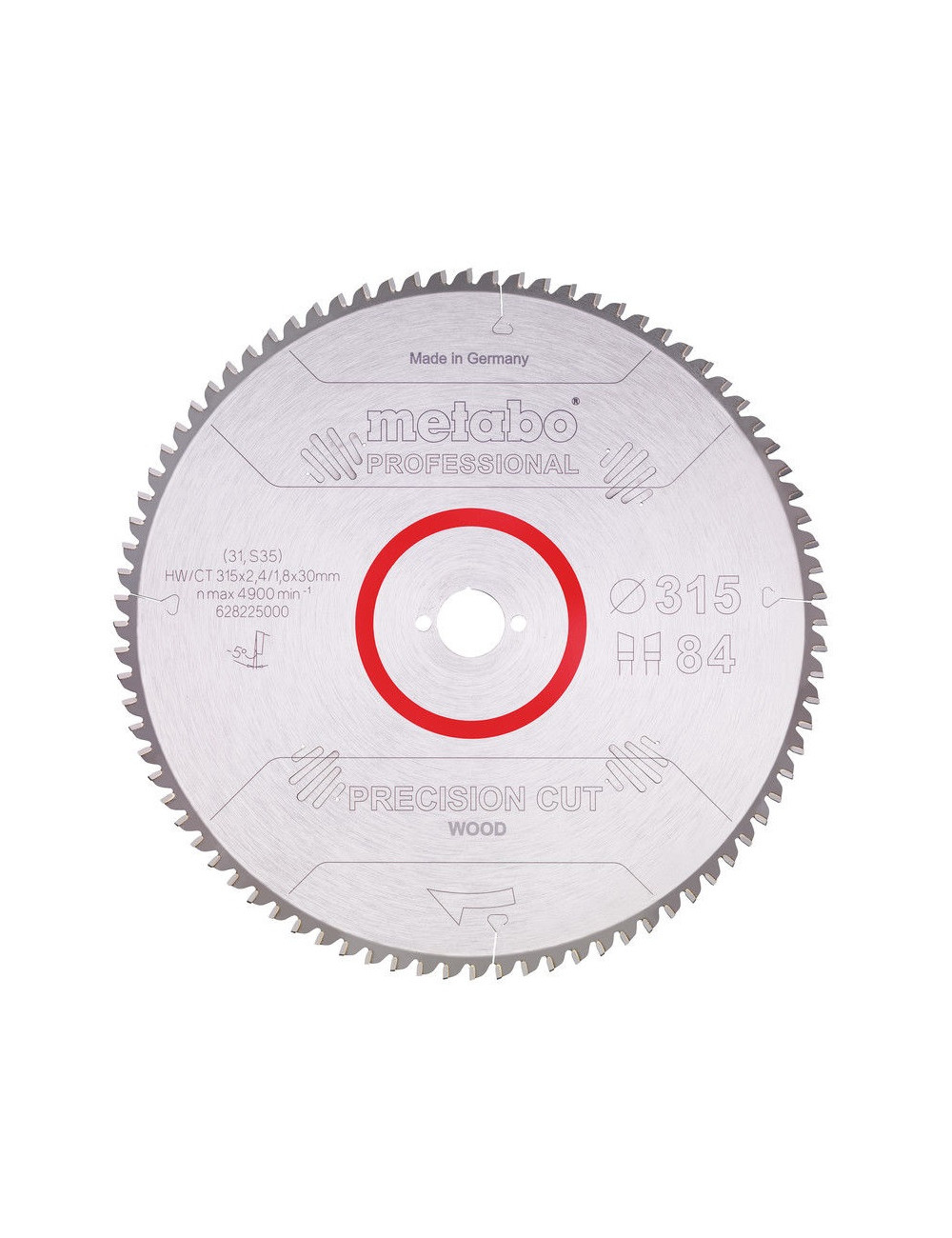 METABO PIŁA TARCZOWA HW CT 315x30x84Z