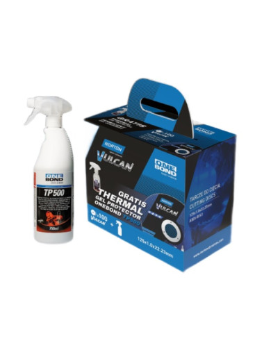 NORTON TARCZA VULCAN 125 x 1,0 + PŁYN TERMICZNY TP500 100szt.