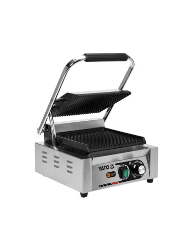YATO GRILL KONTAKTOWY PANINI RYFLOWANY 44cm