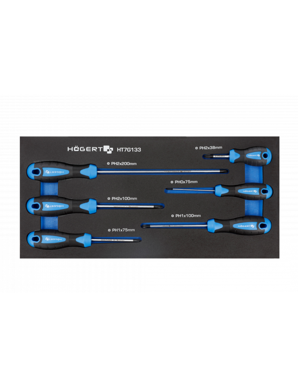 HOEGERT WKRĘTAKI PH KOMPLET 6szt. WKŁAD EVA