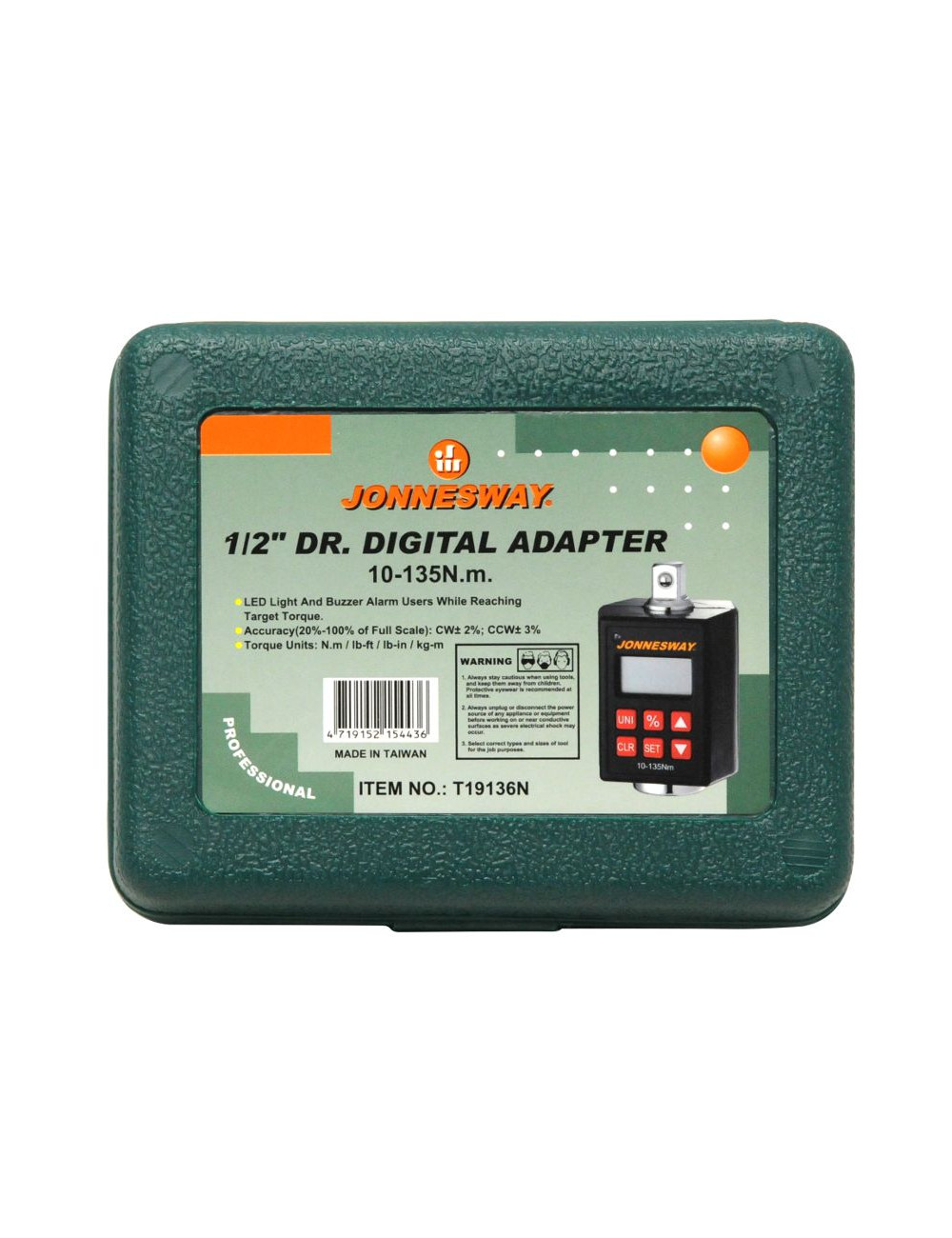 JONNESWAY ADAPTER DYNAMOMETRYCZNY ELEKTRONICZNY 1/2" 10-135Nm