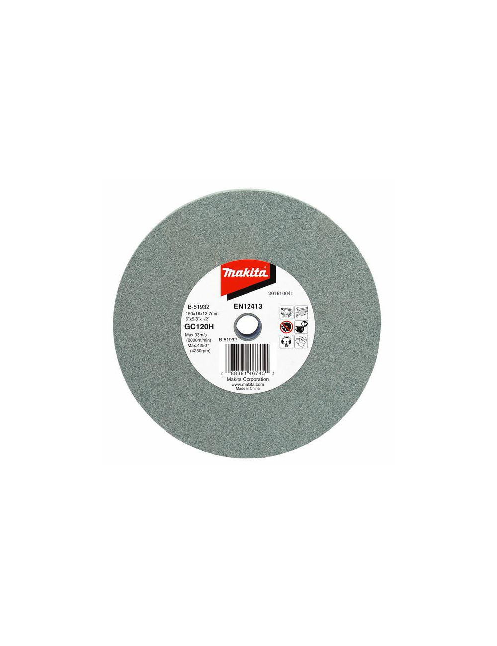 MAKITA TARCZA ŚCIERNA 150X16X12,7 GC120H