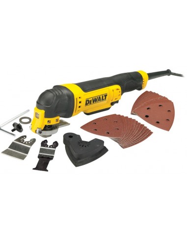 DEWALT NARZĘDZIE WIELOFUNKCYJNE 300W + AKCESORIA 29szt. DWE315