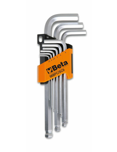 BETA KLUCZE IMBUSOWE 9szt. 1,5-10mm 96BPC SC9