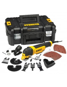 DEWALT NARZĘDZIE WIELOFUNKCYJNE 300W + 37szt. AKCESORIÓW + KUFER