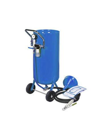 PIASKARKA SYFONOWA 76L MOBILNA Z LEJKIEM UW