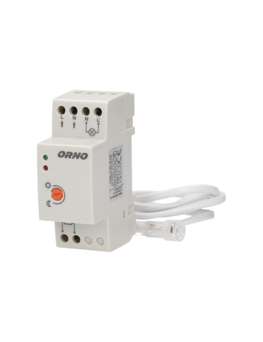 ORNO CZUJNIK ZMIERZCHOWY Z ZEWNĄTRZNĄ SONDĄ IP 65, 3000W