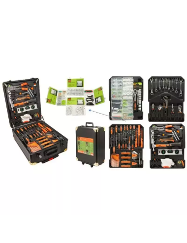 ZESTAW KLUCZY 1450el. WALIZKA NA KÓŁKACH ISMA