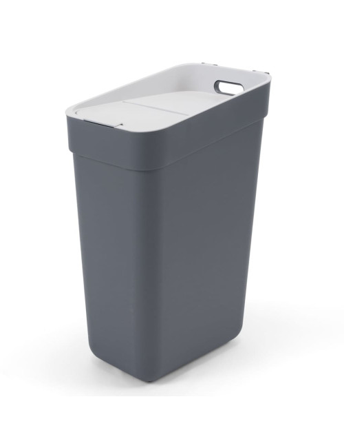 CURVER KOSZ DO SEGREGACJI ŚMIECI 30L CIEMNY SZARY JASNY SZARY