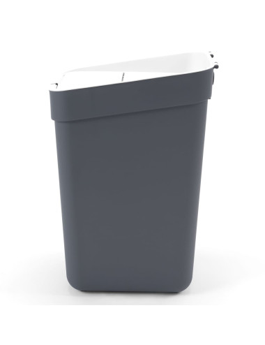 CURVER KOSZ DO SEGREGACJI ŚMIECI 30L CIEMNY SZARY JASNY SZARY