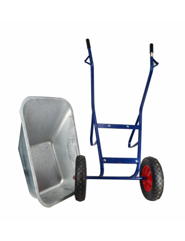 TACZKA OGRODOWA 100 L OCYNKOWANA 2-KOŁA