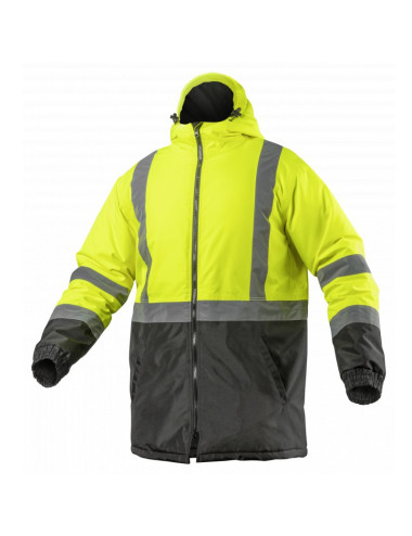 HOEGERT KURTKA OCIEPLANA ODBLASKOWA LEDA ŻÓŁTA ROZMIAR XL