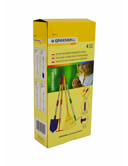 GREENMILL ZESTAW NARZĘDZI OGRODNICZYCH 4el.