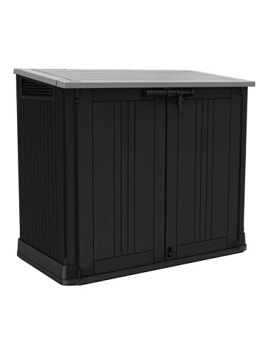 KETER SKRZYNIA OGRODOWA BALKONOWA MIDI SZARO-CZARNA 132x71,5x113,5cm