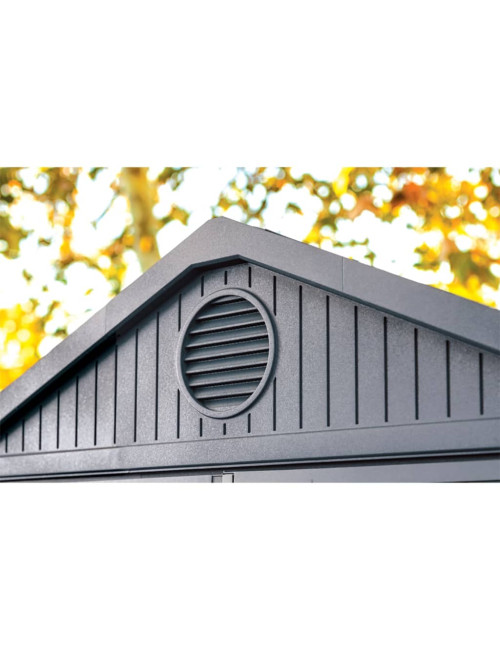 KETER DOMEK NARZĘDZIOWY OGRODOWY DARWIN SZARY 190 x 244 x 221cm